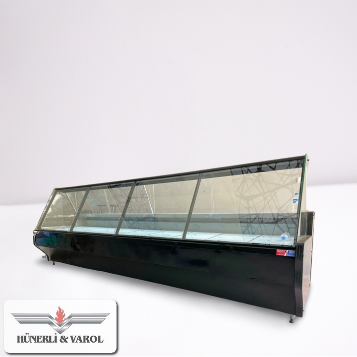Özel Üretim Şarküteri Dolabı 400X120X125 Ebatlarında - HVS - 312