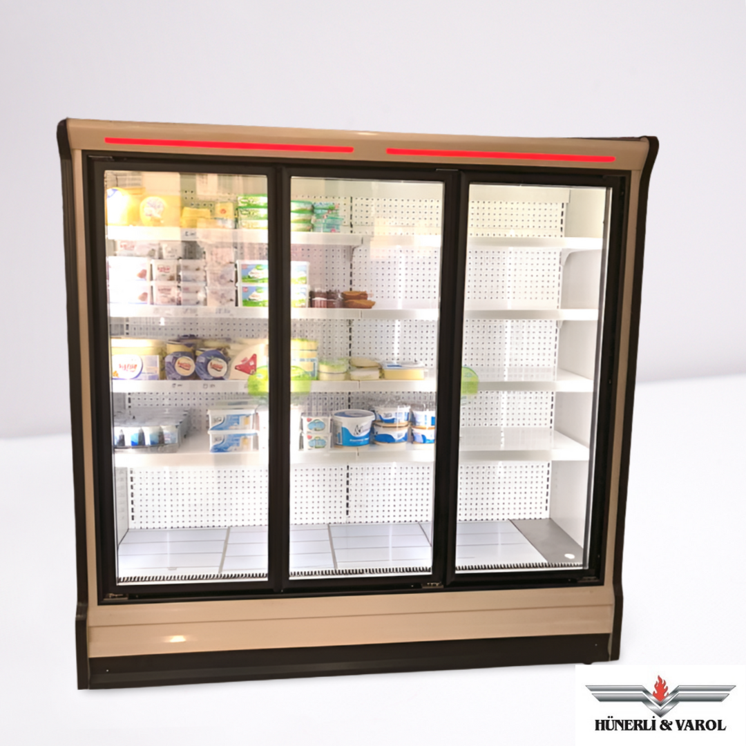 Özel Üretim Blok Kapaklı Sütlük Dolabı 200x75x205 Ebatlarında HVS-101