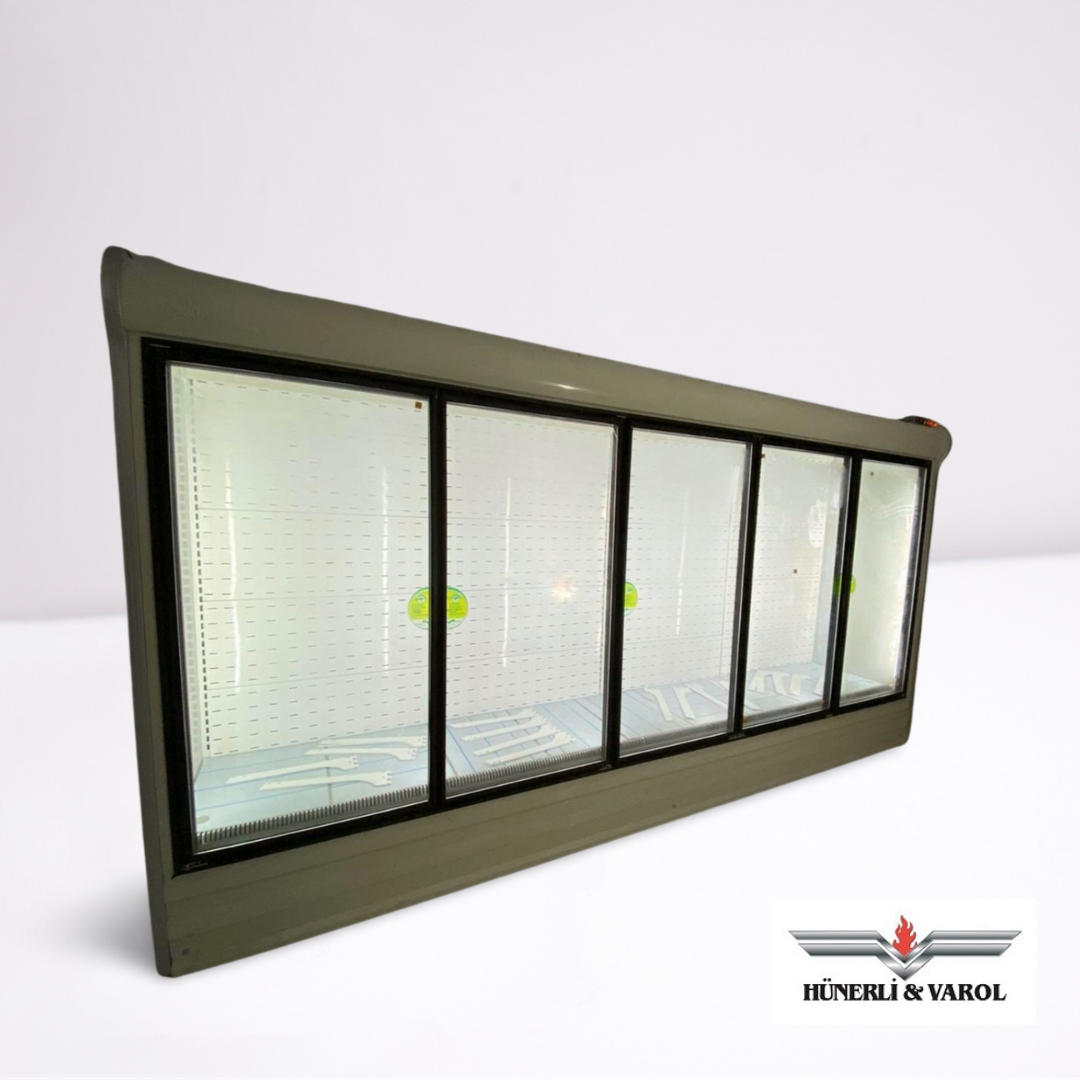 Özel Üretim Blok Kapaklı Sütlük Dolabı 400x75x205 Ebatlarında Beyaz Renk HVS-141